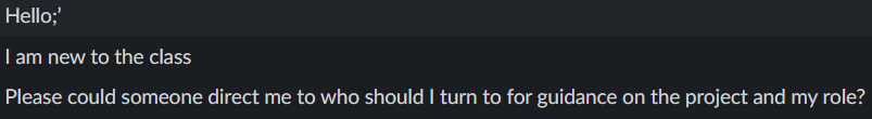 Slack Question Image